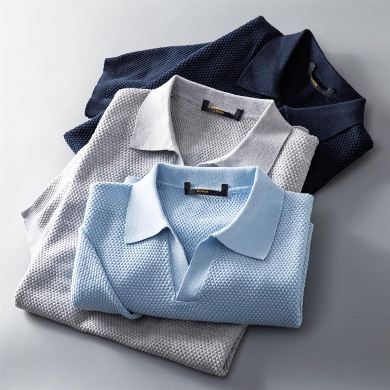 Porto | Polo de punto con textura