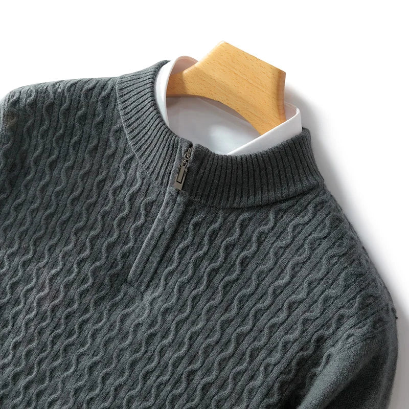Riven | Jersey de punto con media cremallera