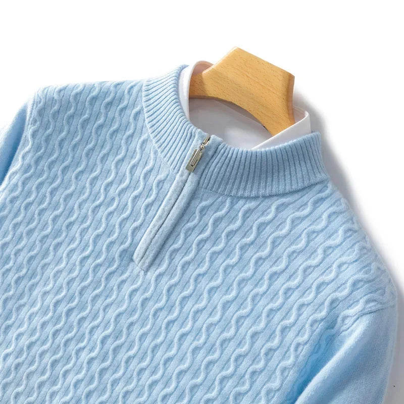 Riven | Jersey de punto con media cremallera