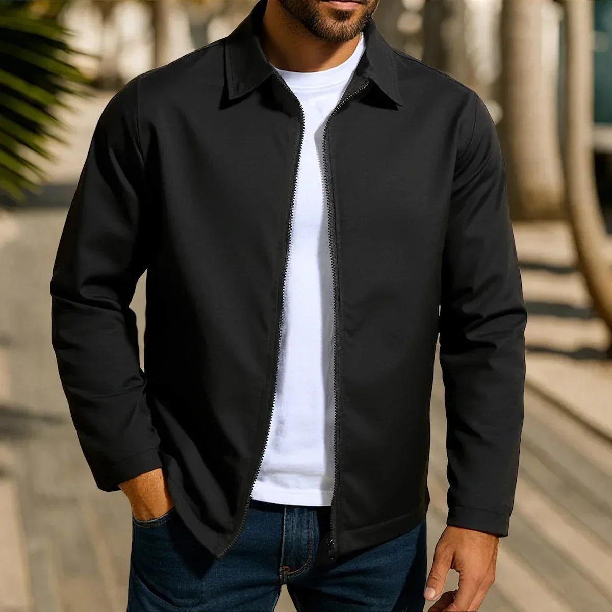 Silvio | Chaqueta casual ligera y versátil