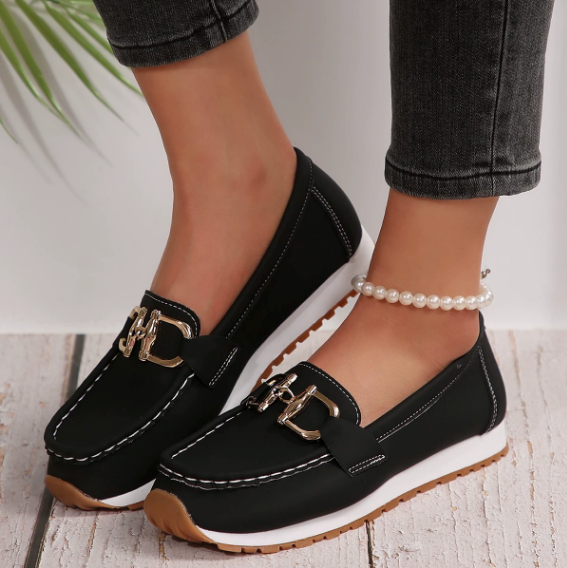 Estela | Mocasín elegante con hebilla de tendencia