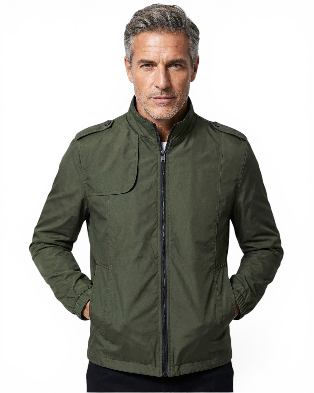 Franco | Chaqueta militar ligera de estilo moderno