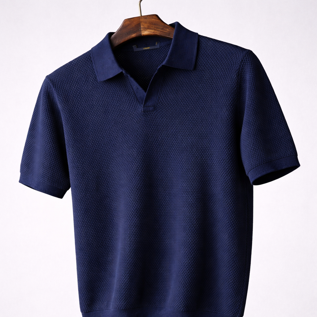 Porto | Polo de punto con textura