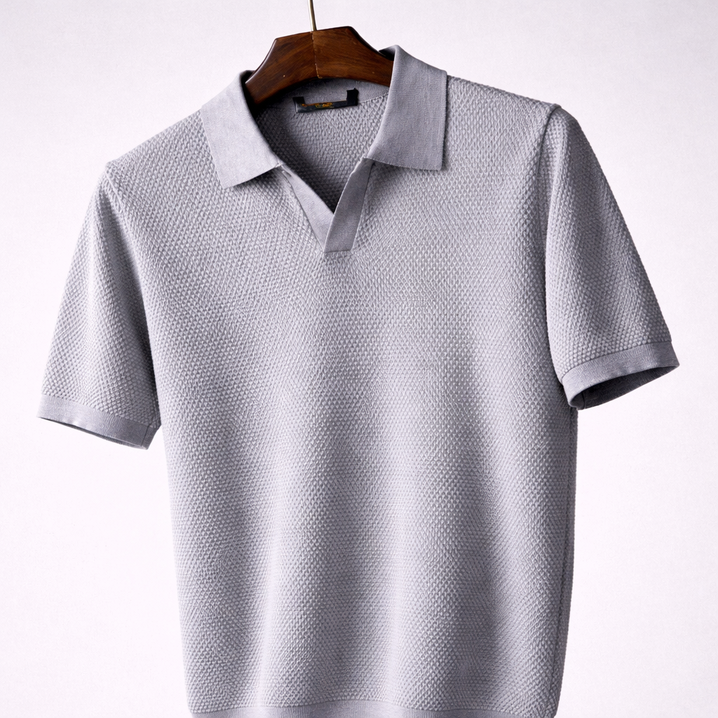Porto | Polo de punto con textura