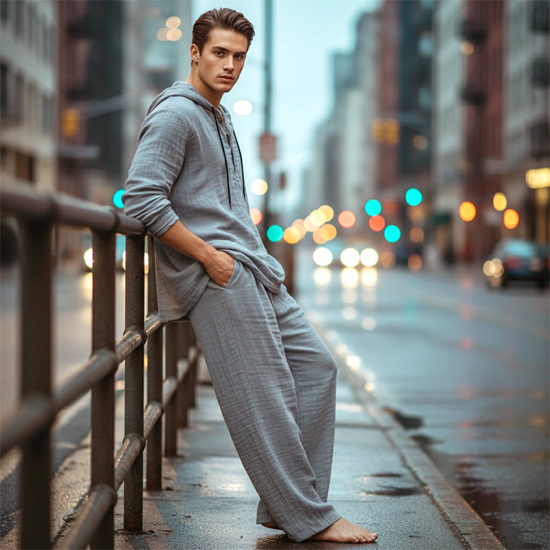 Leo | Conjunto de sudadera con capucha y pantalón