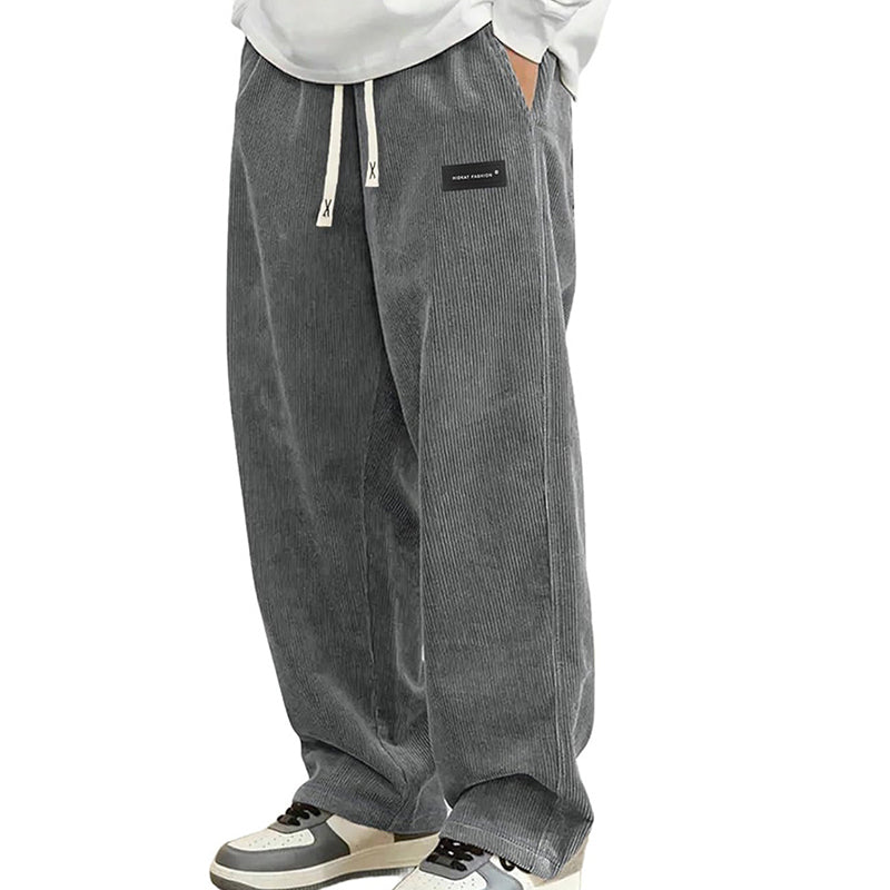 Bruno | Pantalón holgado con cordón y bolsillos