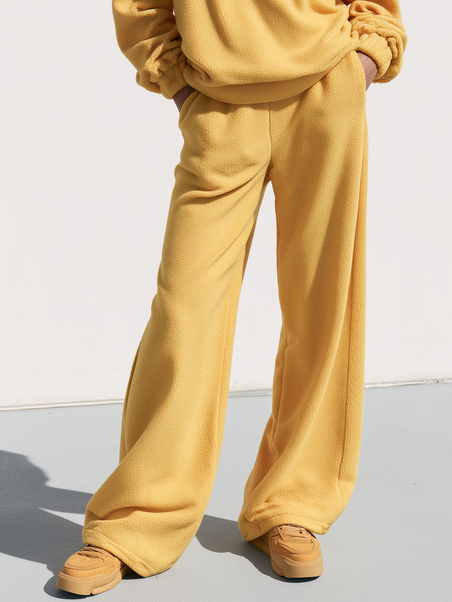 Sara | Conjunto de sudadera y pantalón de polar doble cara