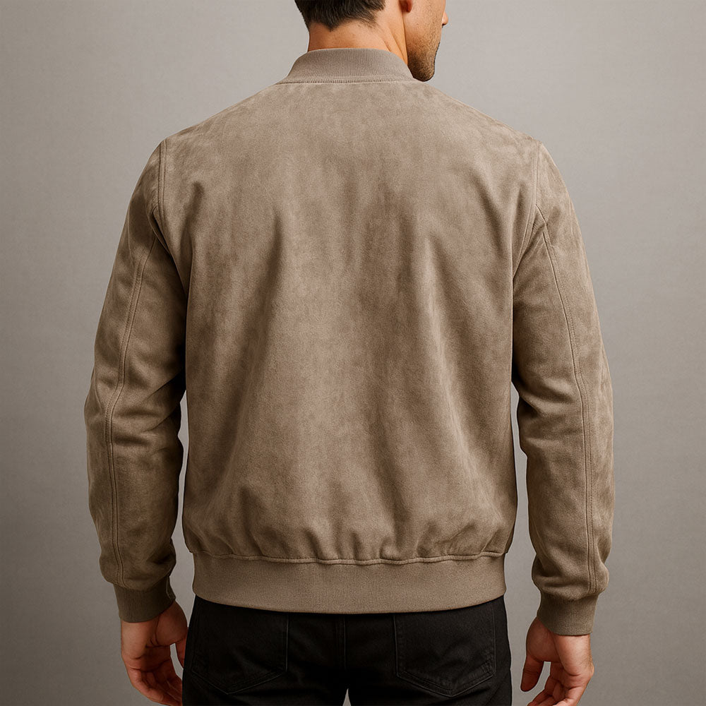 Valerio | Chaqueta efecto ante con botones