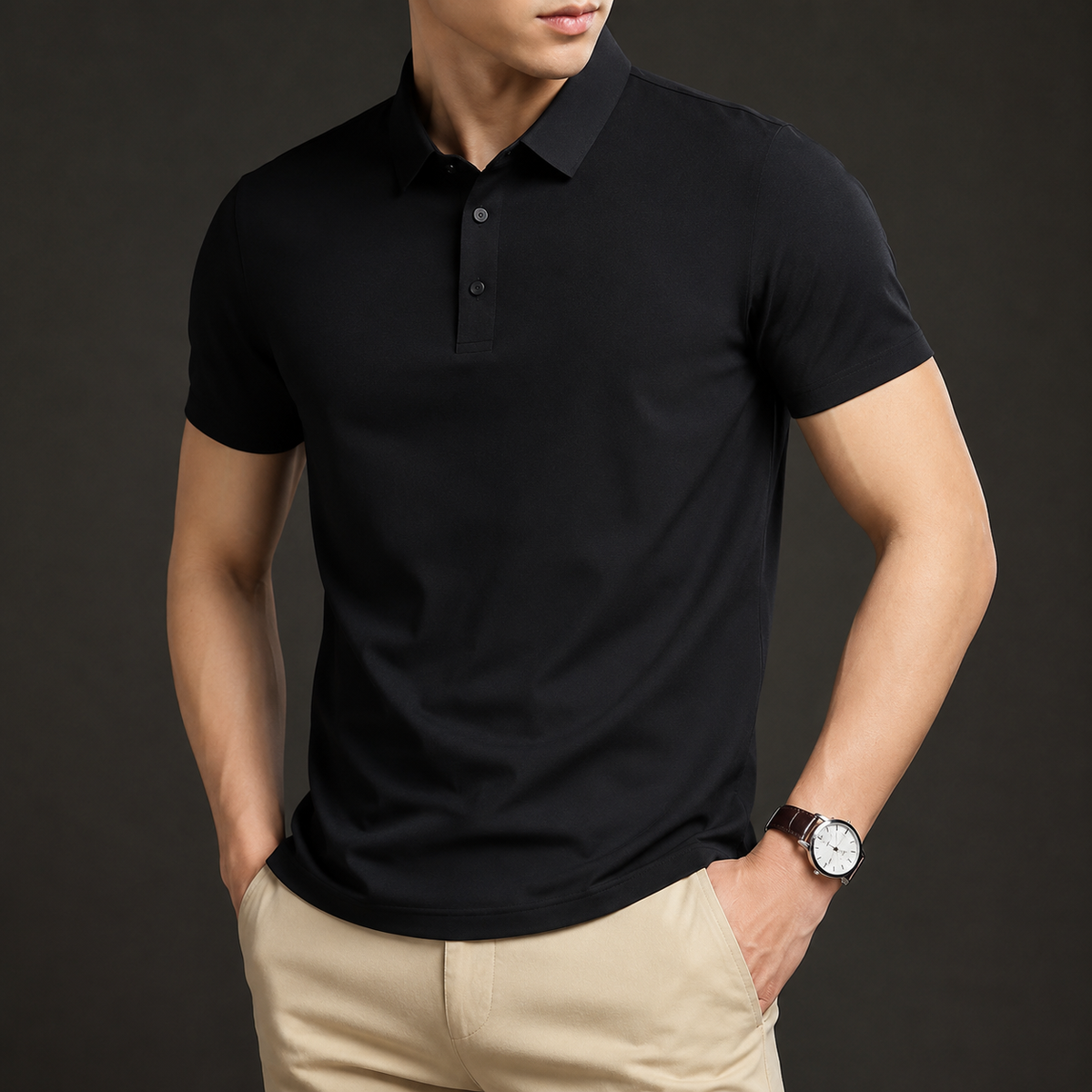 Merano | Polo fresco elástico