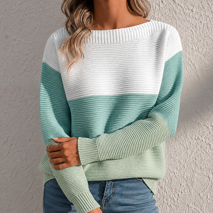 Hadley | Jersey amplio a bandas de color