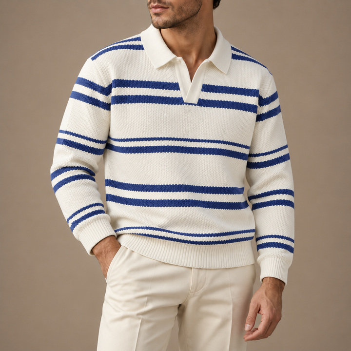 Windsor | Polo de punto a rayas