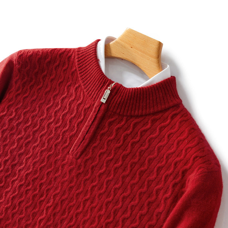 Riven | Jersey de punto con media cremallera