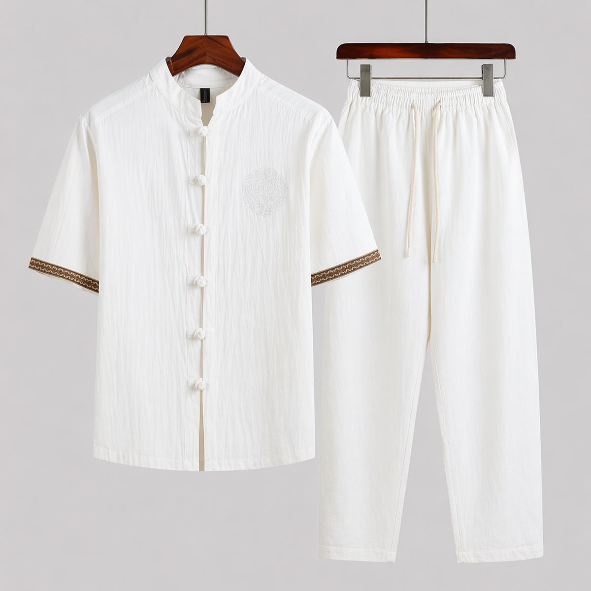 Rivor | Conjunto de lino de camisa y pantalón