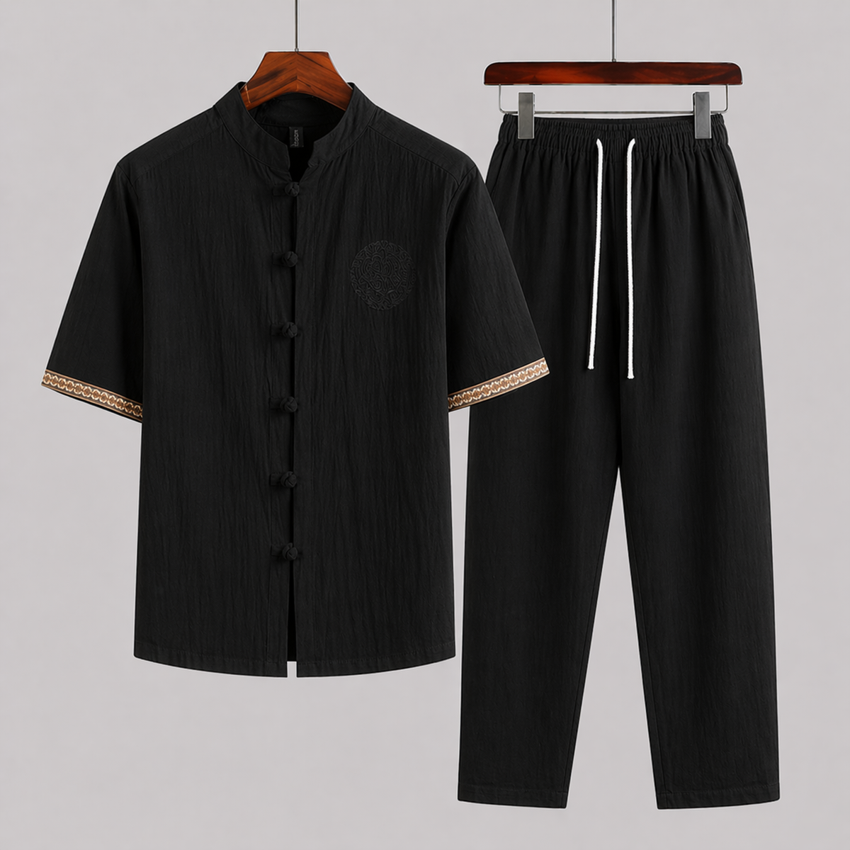 Rivor | Conjunto de lino de camisa y pantalón
