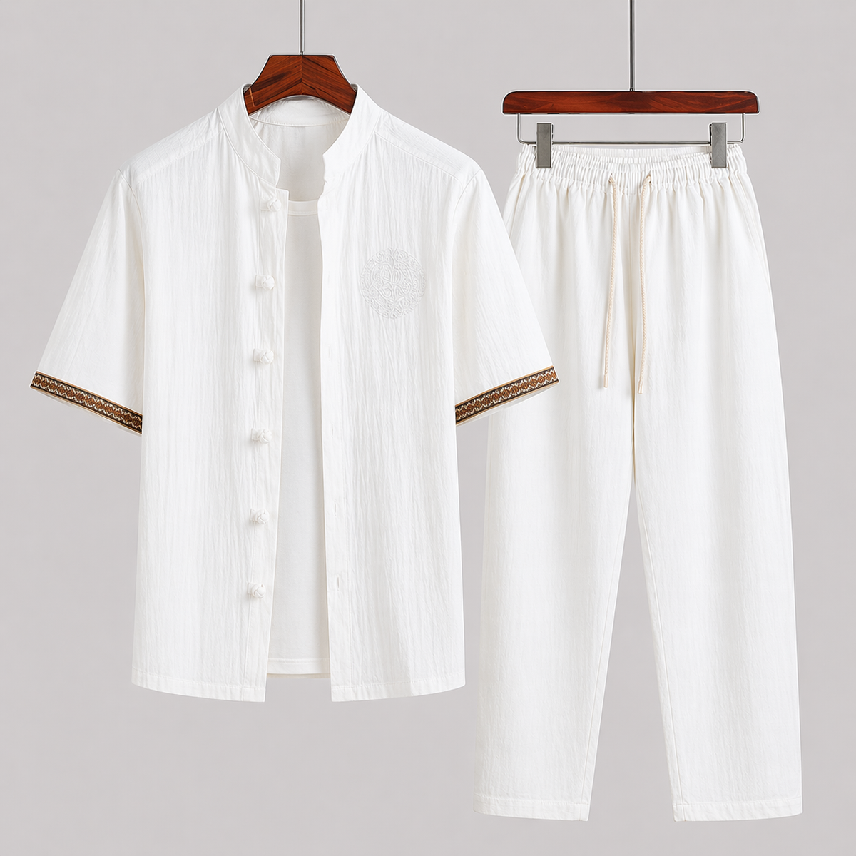 Rivor | Conjunto de lino de camisa y pantalón