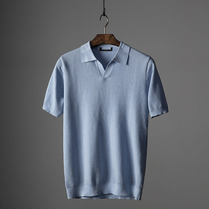 Porto | Polo de punto con textura