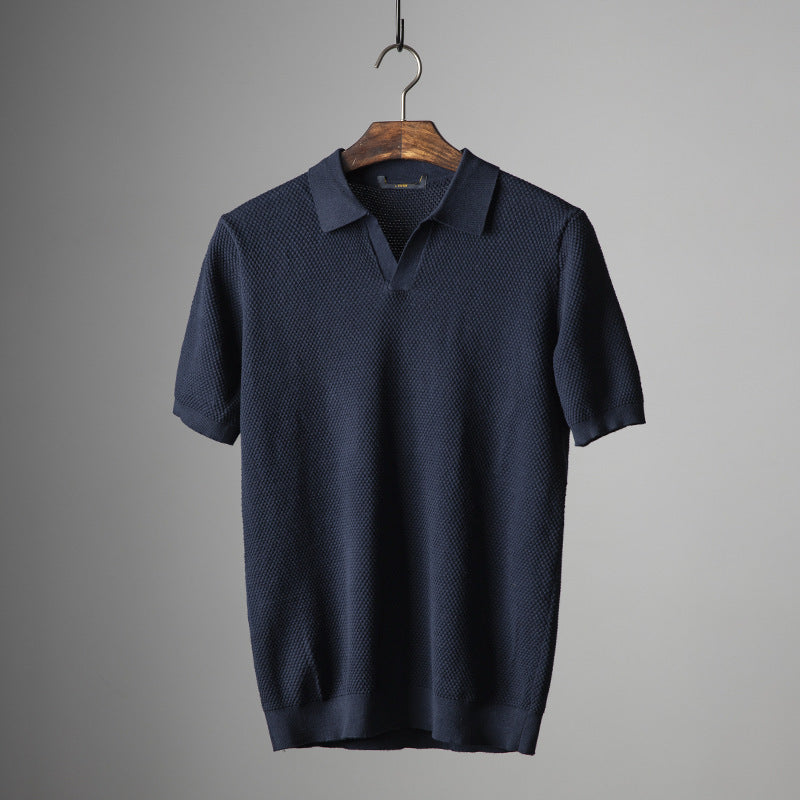 Porto | Polo de punto con textura