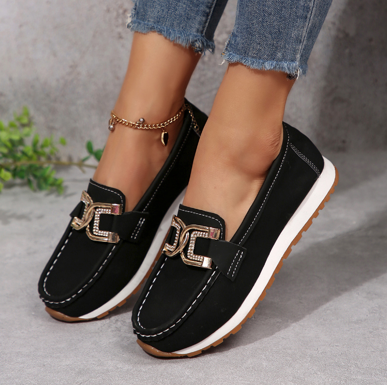 Esmeralda | Mocasín elegante con hebilla en forma de rombo