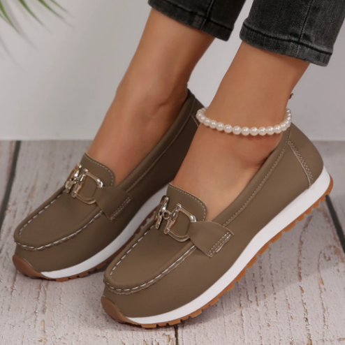 Estela | Mocasín elegante con hebilla de tendencia