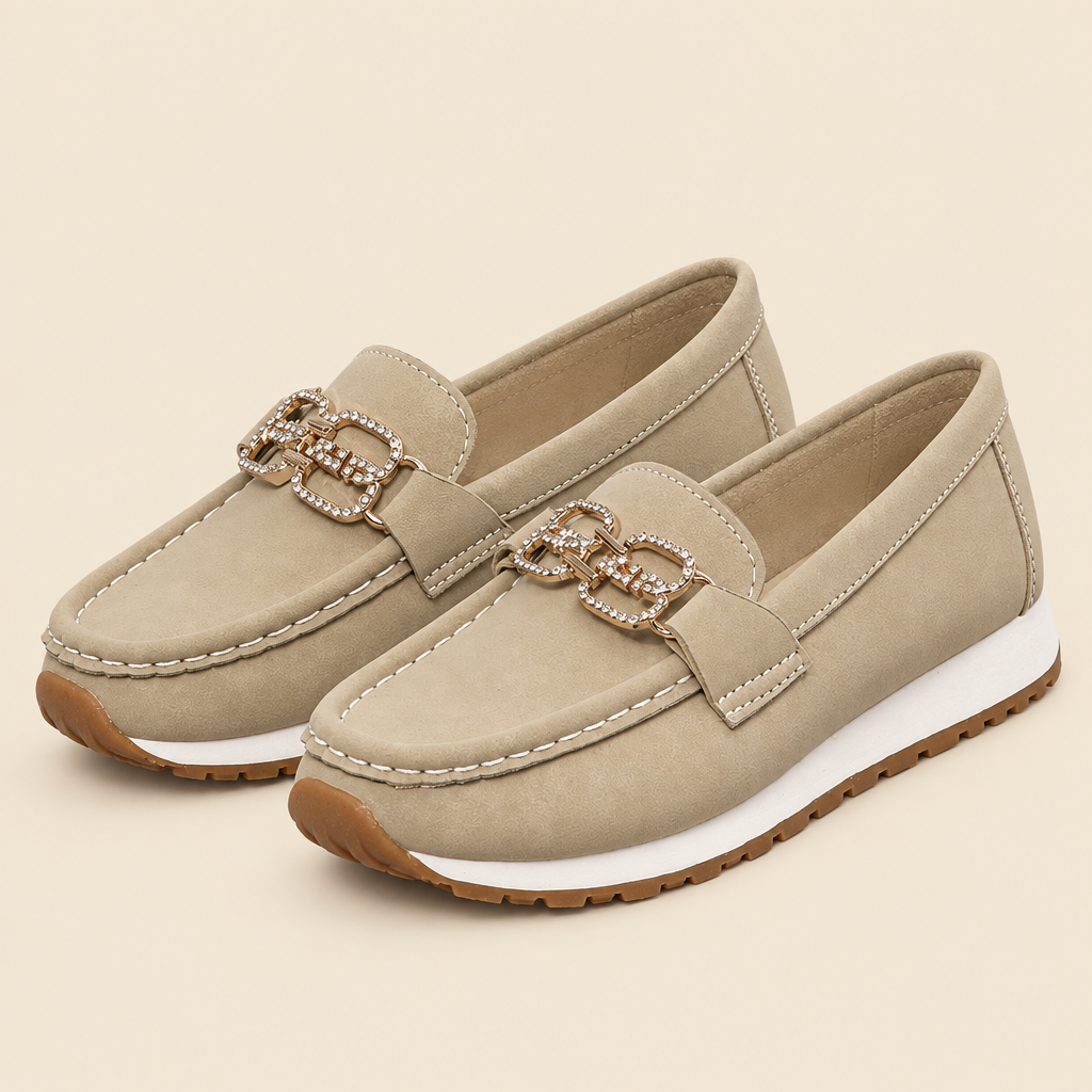 Esmeralda | Mocasín elegante con hebilla en forma de rombo