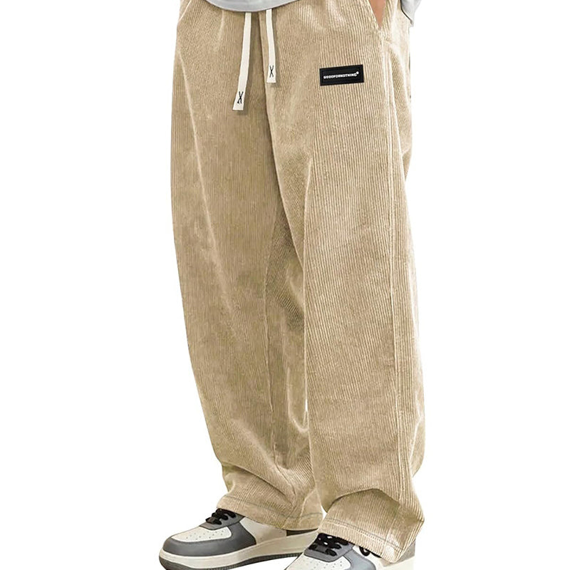 Bruno | Pantalón holgado con cordón y bolsillos